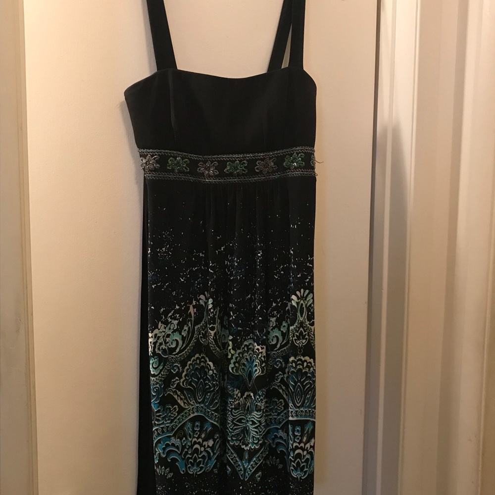 Black dress with design
